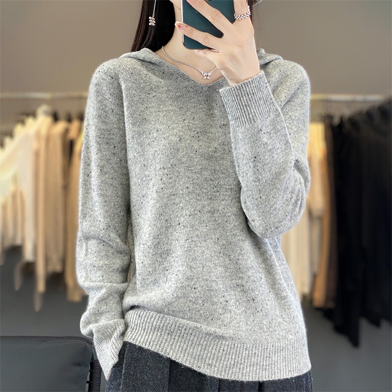 时尚女士高领毛衣宽松显瘦加厚保暖针织衫女秋冬新款长袖打底上衣,女装羊毛衫,臻维羊绒