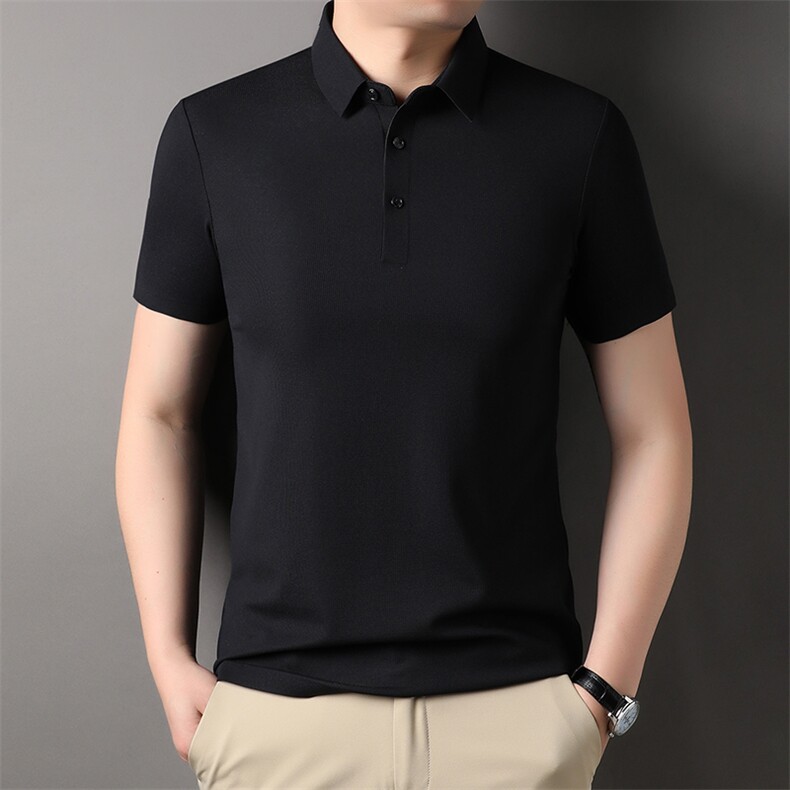 男士短袖T恤翻领夏季短袖Polo衫商务休闲男体恤衫LBP23261-P65,男装T恤,星座1105-3