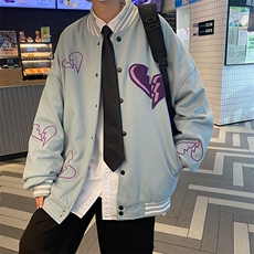 春秋刺绣棒球服男ins潮牌宽松港风外套J225P65，男装夹克，星座1116-2