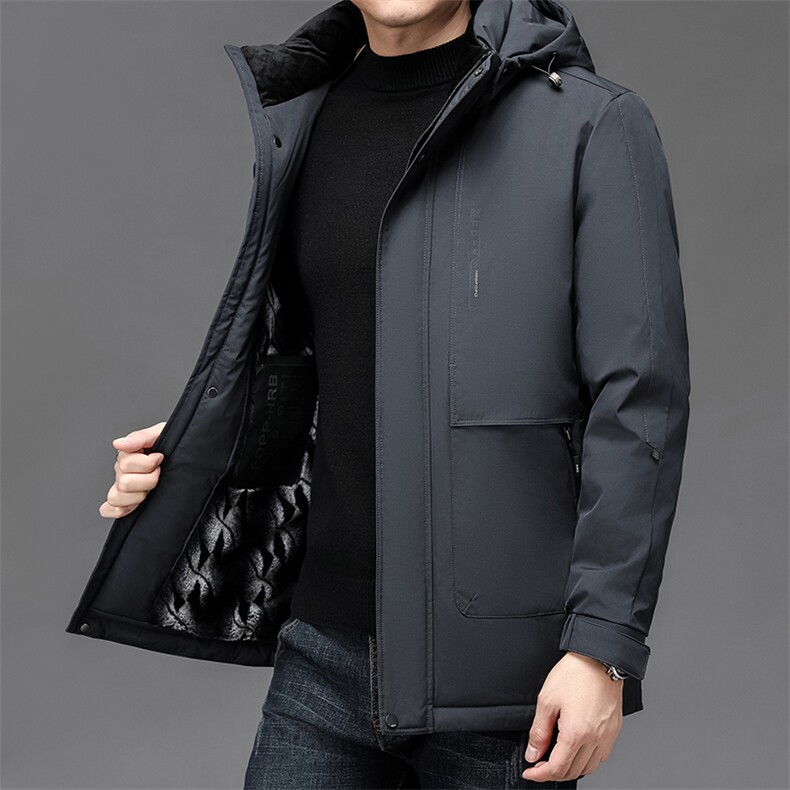 NN8339钱塘2020-3新款商务休闲冬季厚款中年男士羽绒服P200,男装羽绒服,钱塘207-3
