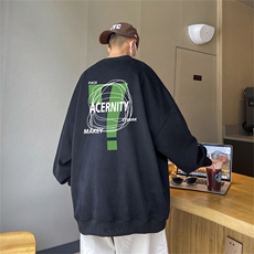 特P25控48秋冬新款男士圆领卫衣宽松休闲日常百搭上衣WQ2439，男装卫衣，电商B370