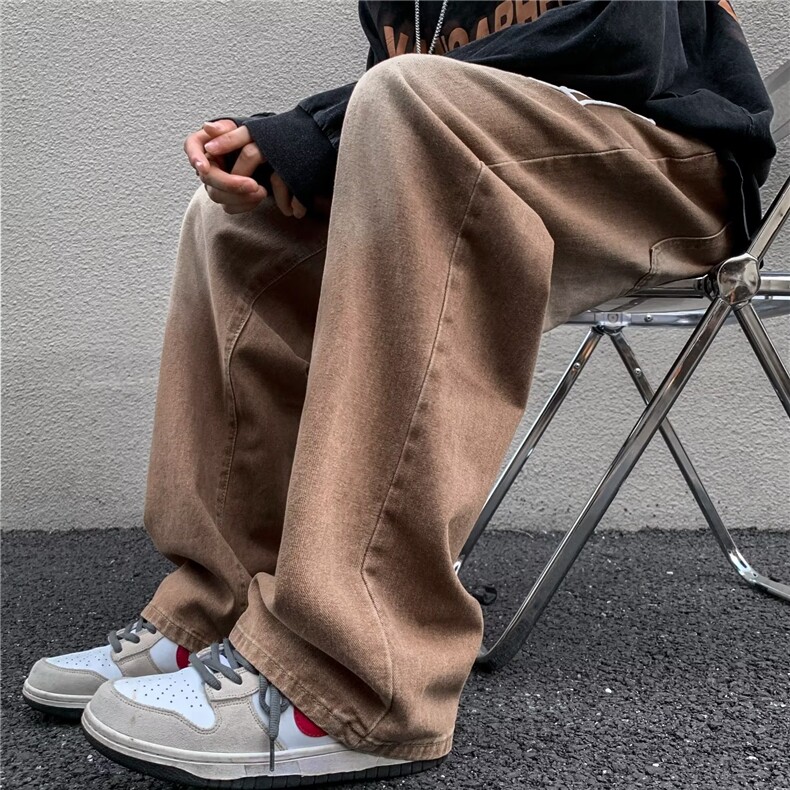 牛仔裤男秋季潮大码休闲裤子高街NC010P45,男装牛仔裤,星座1116-2