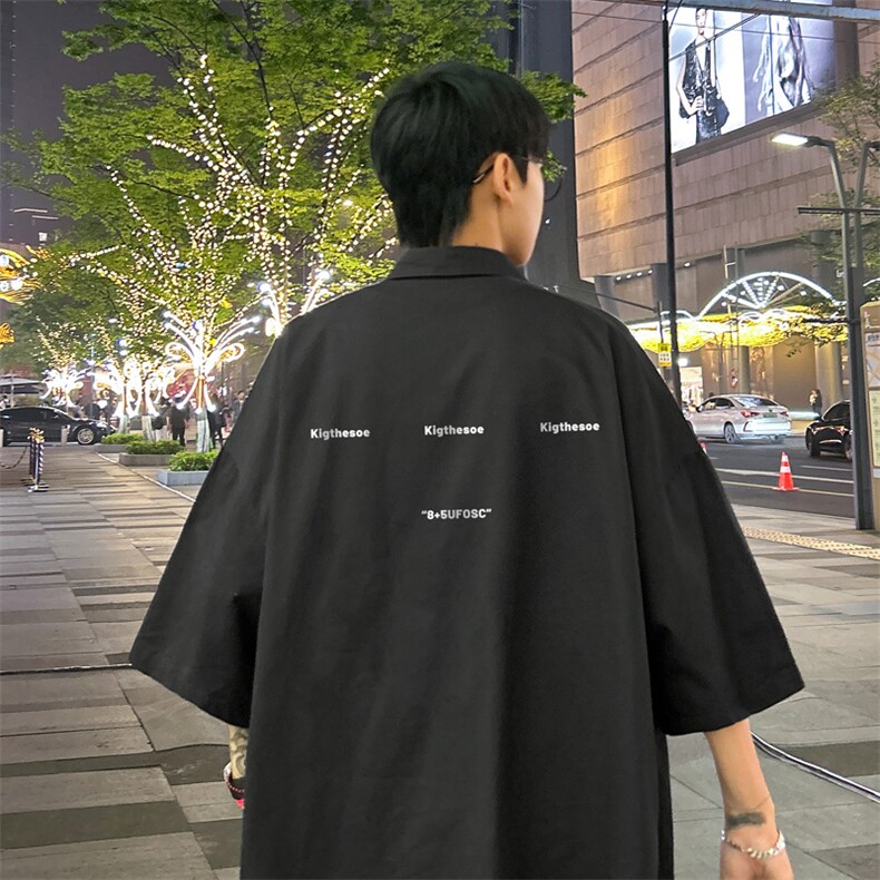 量大优供视频冰丝短袖衬衫男DXC531-特p25,男装衬衫,电商B371