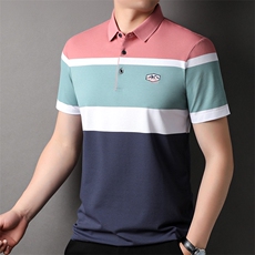 BB7208男士2023年夏季新款百搭T恤男短袖商务休闲体恤男装P46，男装T恤，电商B360