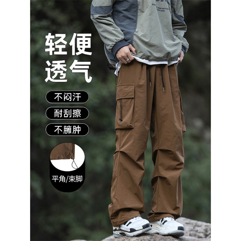 秋新款户外休闲工装裤男士潮牌时尚宽松直筒长裤子K210-特批-35,男装工装外套,星座718-1