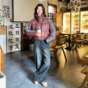 大货 90白鸭绒外套立领短款羽绒服2C158-8613-P255-K358图片