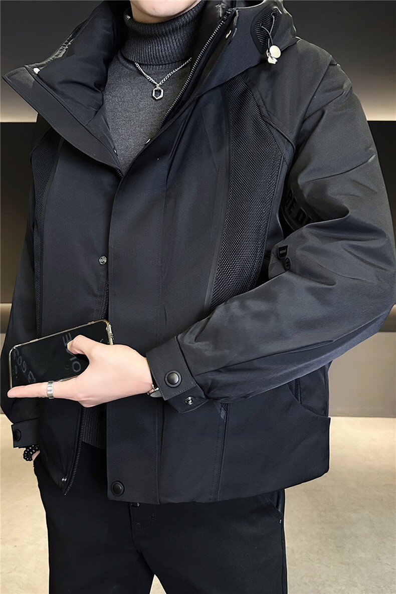 新标90鹅绒有报告户外冲锋衣羽绒服男A313-Y135575-P395,男装夹克,电商A313
