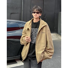 美式高街复古青少年外套男款秋季宽松运动夹克棒球服休闲W9340，男装夹克，星座506