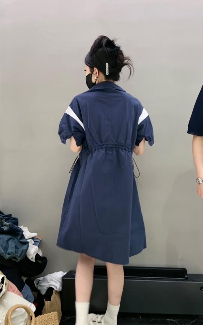 2023夏季新款时尚休闲简约设计连衣裙,女装连衣裙,L·H·X