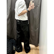 重磅秋冬男女北极绒开衫毛衣美式复古休闲慵懒风单排扣针织衫外套，男装针织衫/毛衣，电商A486
