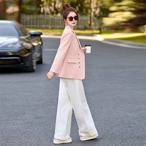 小西装外套女2025新款春秋气质名媛高级感小个子流行休闲西服上衣图片