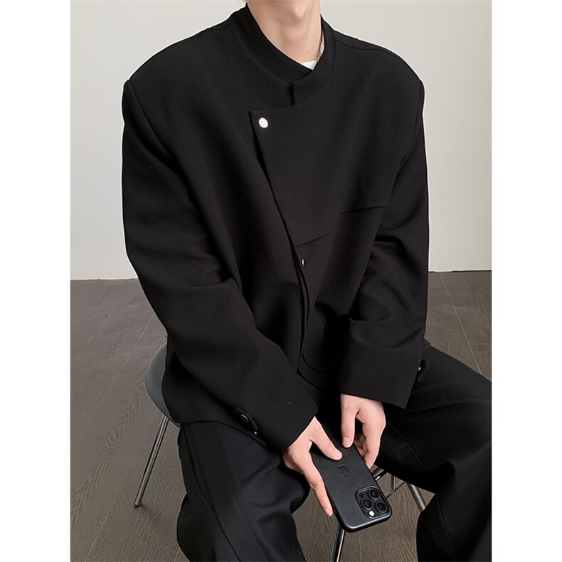 XF2607/P75春装新款现货新中式小西服男潮外套上衣,男装西服,电商A141