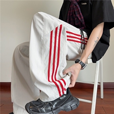 夏季新款潮流美式条纹设计速干百搭休闲裤B315-K25418-特p35控68，男装休闲裤，电商B315