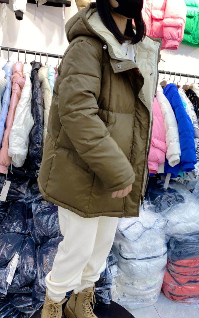 撞色韩系衣，女装棉衣/棉服，帝瀛 DY