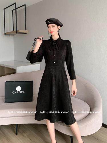 提花连衣裙，女装连衣裙，莲佳妮