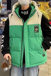 2024新款冬季棉衣潮牌连帽羽绒棉服加厚马甲男外套 A436-870-P85图片