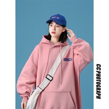 @中性风网红ins2025秋季新款字母印花连帽卫衣情侣学生女WY801P48，男装卫衣，星座517A-1