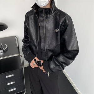 秋季新款男时尚潮外套短款皮衣 JK8533 P65图片