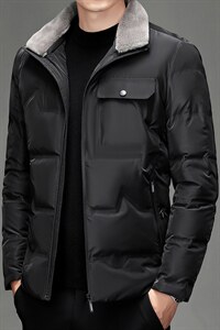 S78190冬季男士白鸭绒羽绒服保暖外套修身潮流帅气P216,男装羽绒服,电商B360