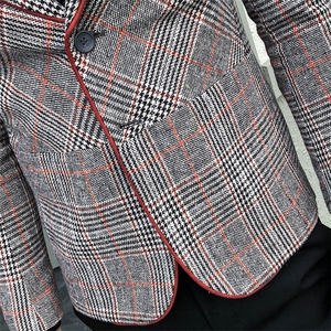 秋冬店主休闲夹克西装单西男士修身 西服 A236-XZ-160-P130图片