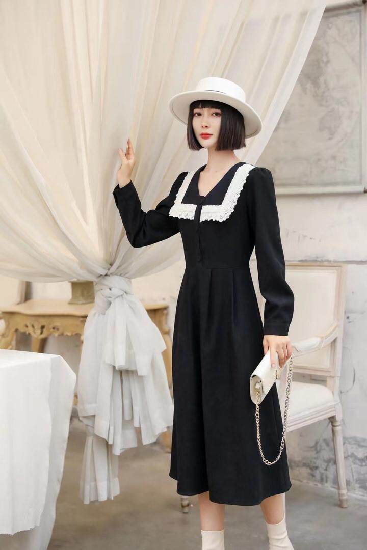 小香风连衣裙，女装连衣裙，博内歌特