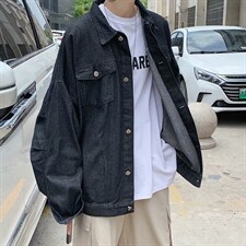 牛仔外套男韩版潮流秋季宽松休闲百搭帅气夹克ins港风jk552-p60，男装夹克，星座1008-2