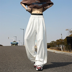 春季新款2025辑明线休闲潮流卫裤男宽松直筒裤子-A1991TP45控88，男装休闲裤，电商B241