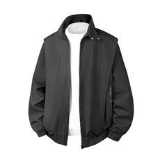 硬汉风户外夹克男立领纯色上衣冲锋衣外套DSA157B-JK7868-P70，男装夹克，电商A157B