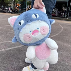 佐佐威毛绒玩具 变身嘟嘟猫