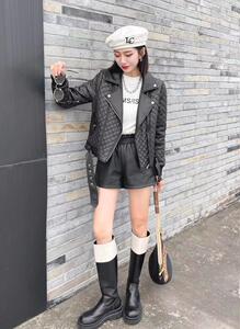 [现货]机车服，补单款、两色、四个尺码图片