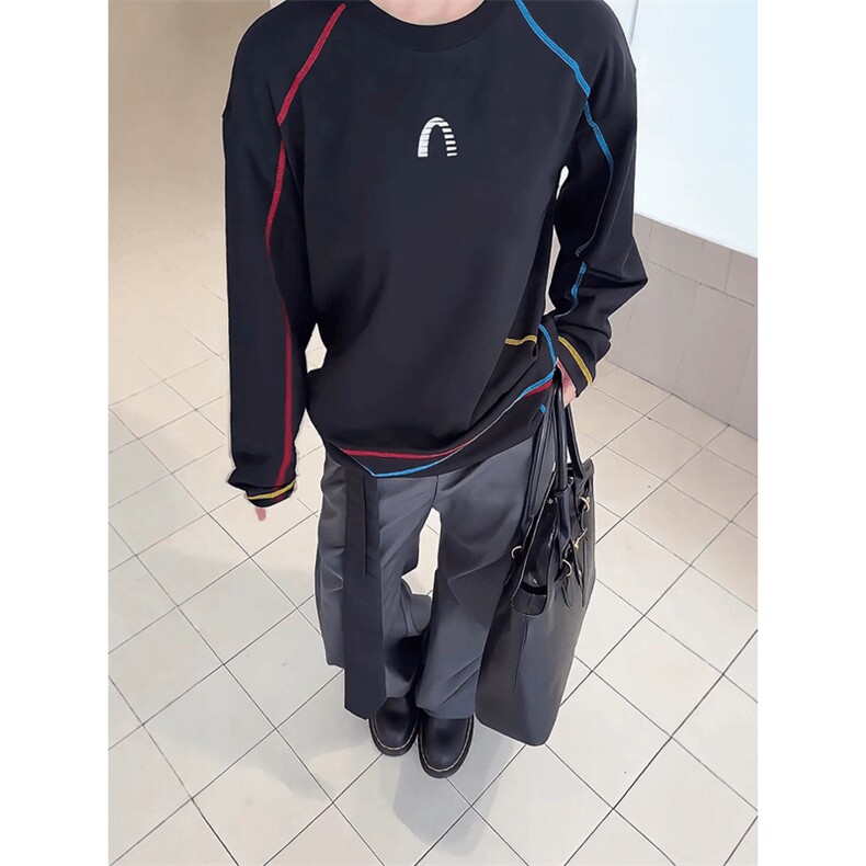 美式高街解构工艺速干长袖T恤衫男女款防晒上衣户外运动骑行服潮，男装防晒衣，电商A443