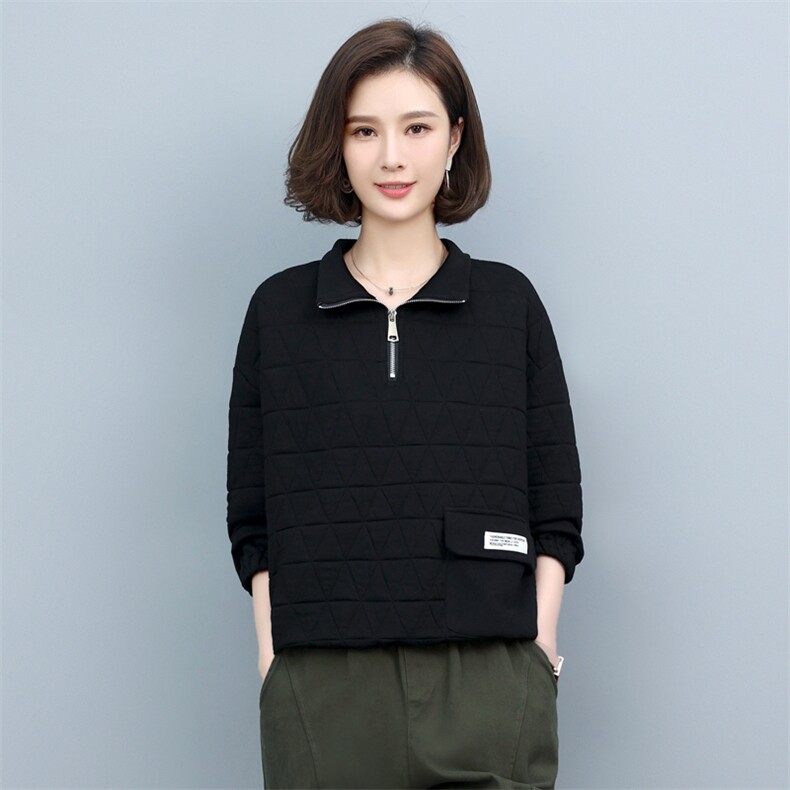 2023年秋季新款潮韩版卫衣女宽松显瘦休闲百搭长袖打底衫女秋装装图片