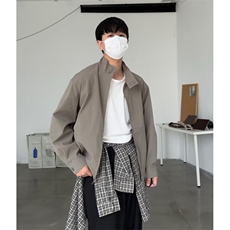 立领夹克男生2025春季新品韩系百搭宽松休闲潮流上衣外套JKN37，男装夹克，星座516A