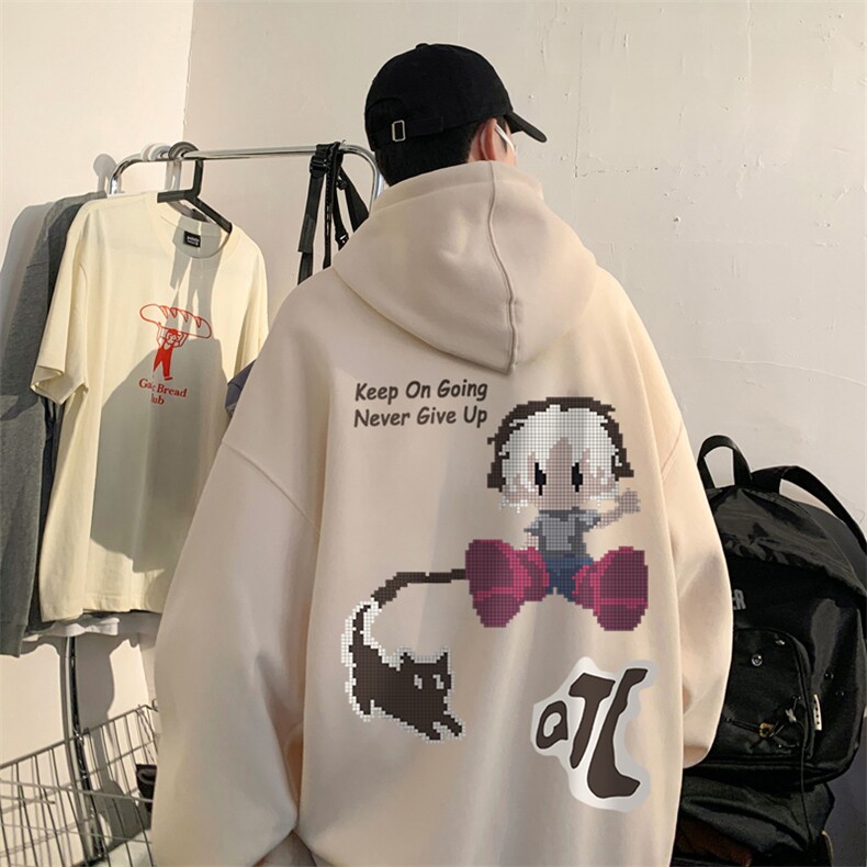 ！连帽圆领卫衣男装港风帽衫男LM160-P35,男装卫衣,电商B367