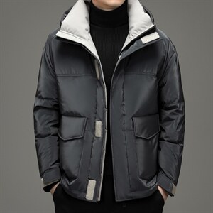 2021中年男羽绒服休闲冬装爸爸装连帽外套上衣YYYR101908-P320，男装羽绒服，电商B212（原钱塘6029）