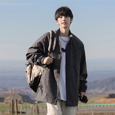BL0062-P55秋季新款cityboy美式复古翻领宽松夹克外套，男装夹克，星座109