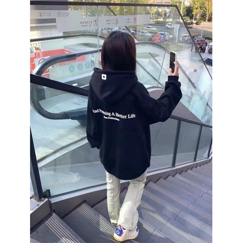 5375-P50原版做工华棉复合休闲宽松卫衣薄款/加绒，女装卫衣/绒衫，星座617A-2