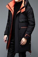 新款羽绒服男白鸭绒中年商务男式爸爸装休闲羽绒外套ALXB817-P385，男装羽绒服，电商B212（原钱塘6029）