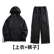 TZ80088021/P90冲锋衣男女外套冲锋裤潮机能工装夹克休闲裤套装，男装休闲套装，电商A141