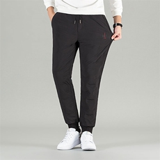 冬季90绒羽绒裤休闲松紧腰保暖束脚户外运动加绒时尚卫裤长裤男装，男装棉裤，钱塘6003（原4033）