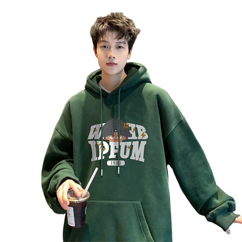 ！连帽圆领卫衣男装港风帽衫男LM86-P35,男装卫衣,电商B367