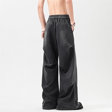 B258-K9901-P65控88抖音品质水洗休闲裤成分70%棉30%聚酯纤维，男装休闲裤，电商B258