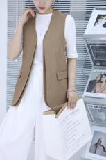 韩版时尚西装马夹，女装西装，女人驿站