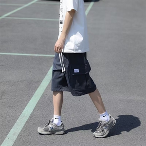 男春夏新款青少年时尚纯棉厚斜立体休闲裤R525P35图片