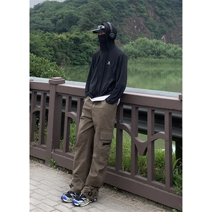B221 美式ins街头hiphop宽松休闲多口袋工装裤子 LK23120-P65控88图片