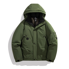 冬季工装棉袄冲锋衣男士棉衣加棉加厚棉服连帽潮A266-MY8014-P75，男装夹克，电商A266