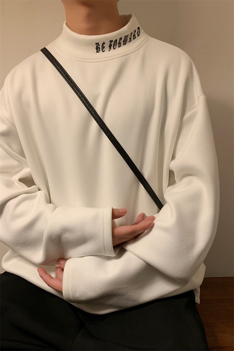秋冬半高领德绒长袖T恤打底衫DS-B219A-DR003-P25,男装T恤,电商B219A