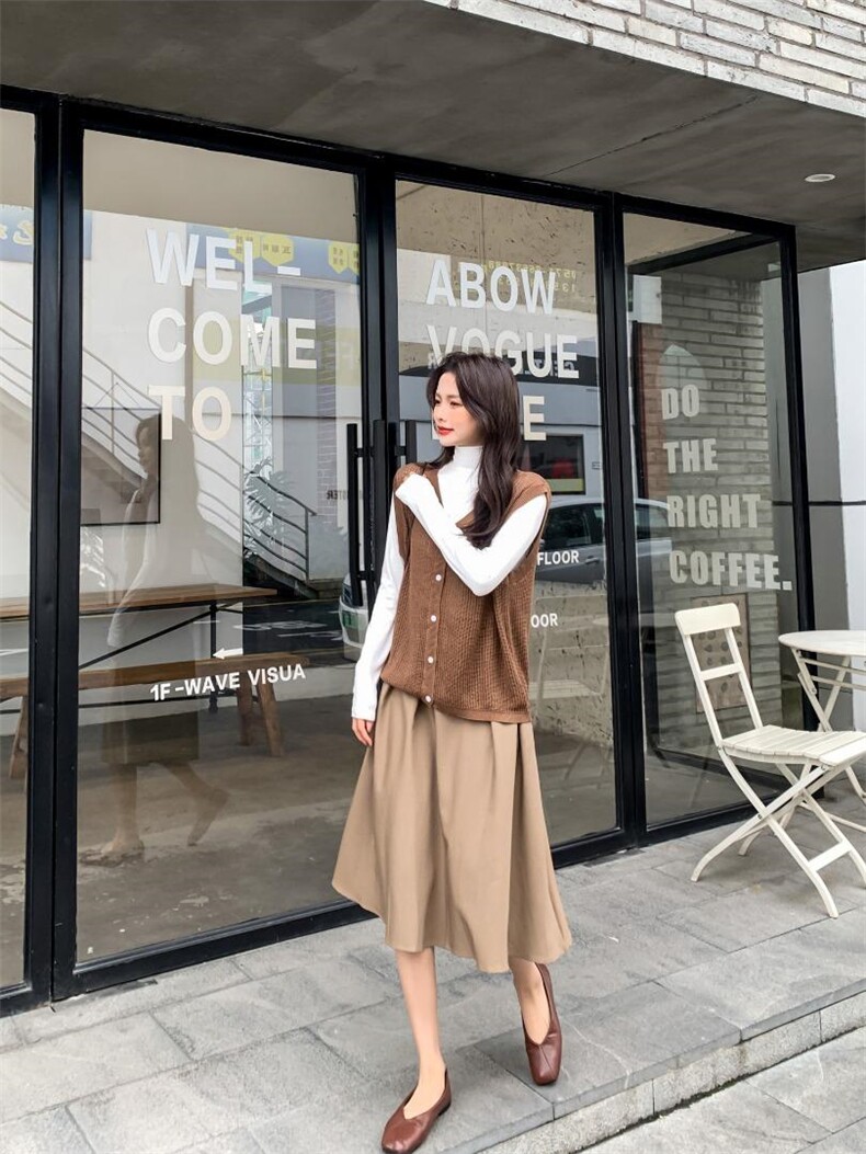 韩风针织马甲，女装马夹，丽薇塔