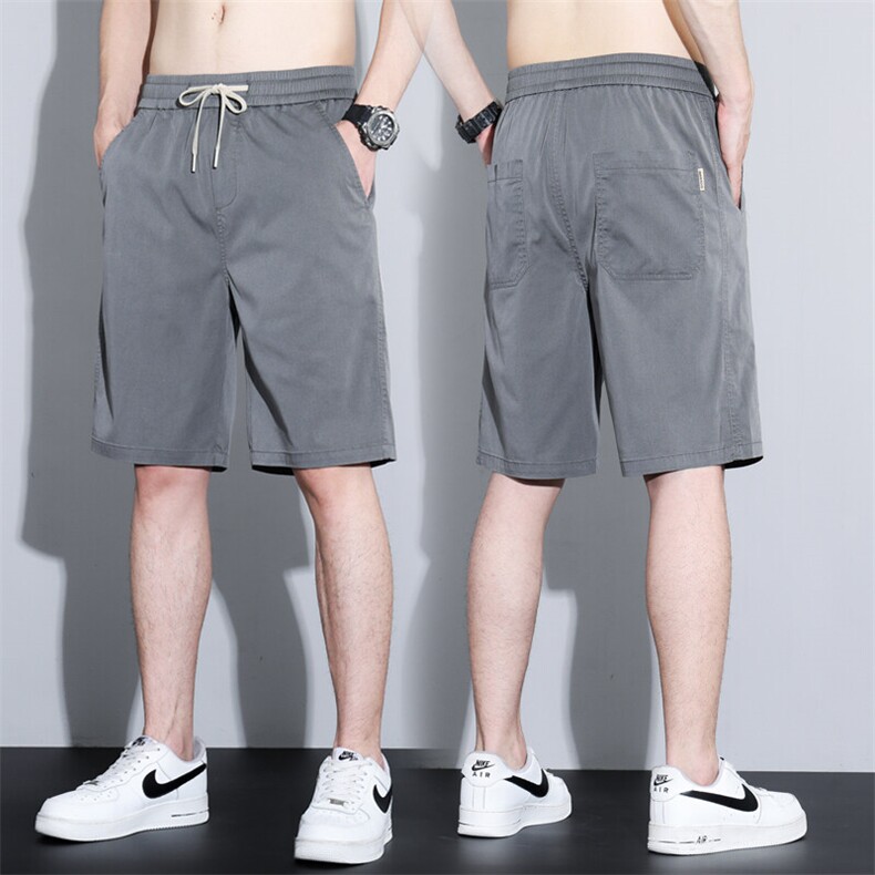 2025夏季新中式短裤男简约刺绣休闲裤宽松五分裤DK620-P35主推,男装牛仔裤,星座224-1