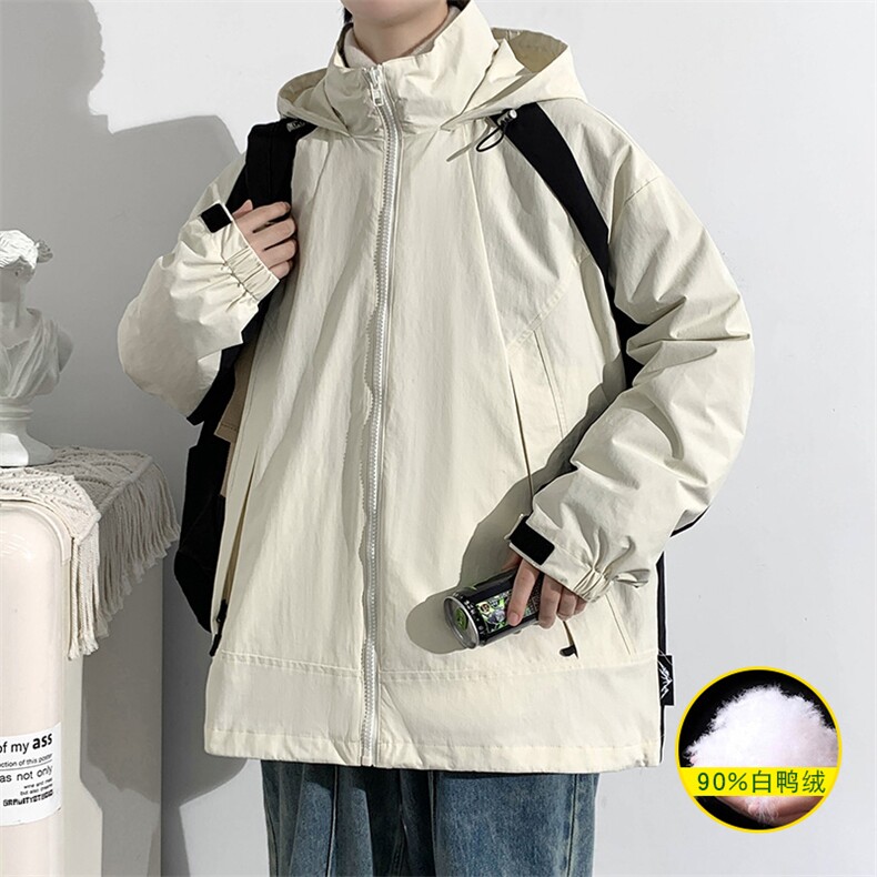 冬上新三合一冲锋衣潮加绒保暖羽绒服外套男女8352-P210控价299，男装羽绒服，电商A441-1